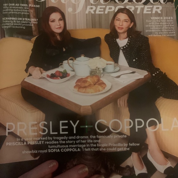 The Hollywood Reporter Priscilla Presley Sofia Coppola collectible Elvis & more - Picture 3 of 3